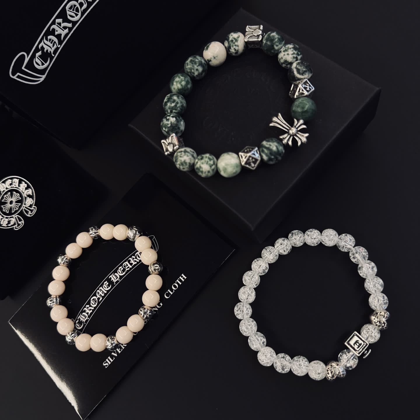 Chrome Hearts Beaded Bracelet Set